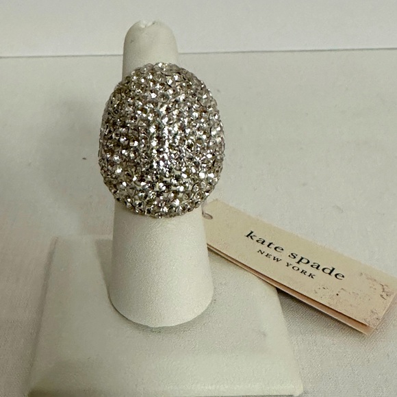 NWT Kate Spade Mood Ring With Crystals Size 7 - Picture 1 of 5